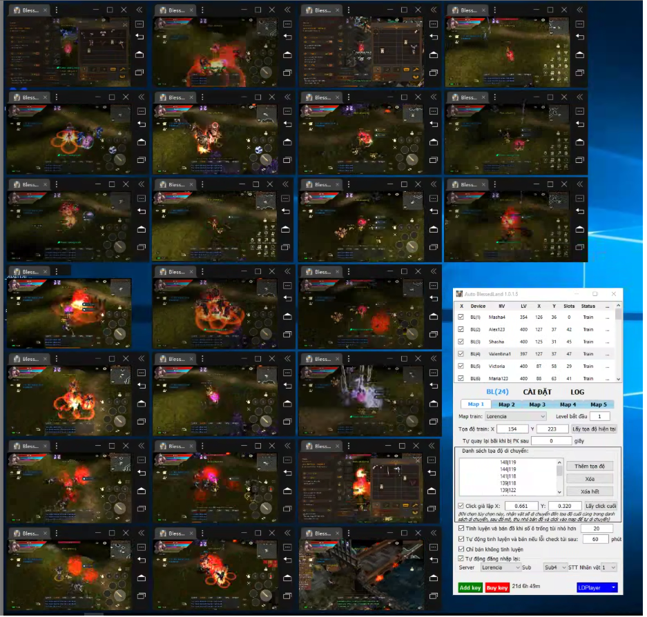 Update Auto MU BLessed Land phiên bản 1.0.1.5